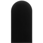 Polsterte Blende, schwarz, 30 cm